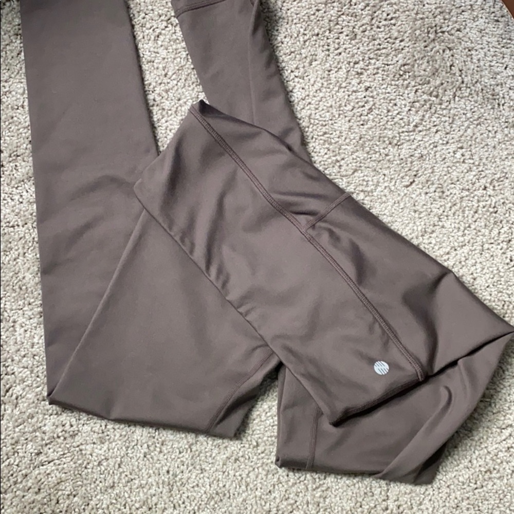 Zella full length leggings. Steel gray. Small